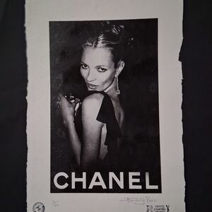 Kate Moss Limited Edition Print By Fairchild Paris